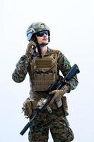 portrait de soldat militaire photo