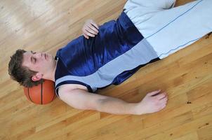 vue de joueur de basket-ball photo