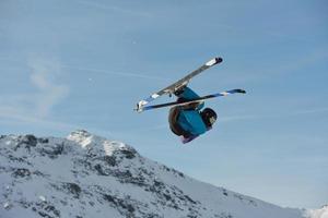 vue sur le saut à ski photo