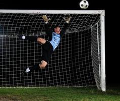 vue de joueur de football photo