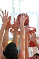 jouer au basket photo