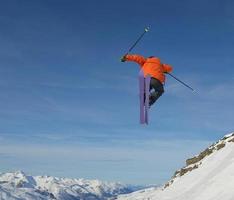 vue sur le saut à ski photo