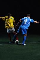 vue de joueur de football photo