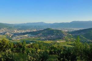 vue nocturne de sarajevo photo