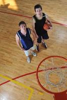 vue de joueur de basket-ball photo