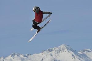 vue sur le saut à ski photo