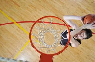 vue de joueur de basket-ball photo