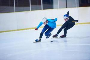 vue patinage de vitesse photo