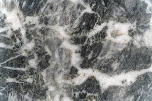 marbre blanc noir mat poncé avec des rayures photo