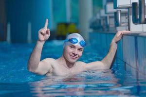 vue du cours de natation photo