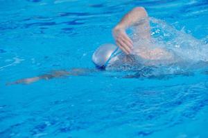 vue du cours de natation photo