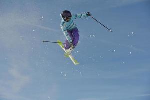 vue sur le saut à ski photo