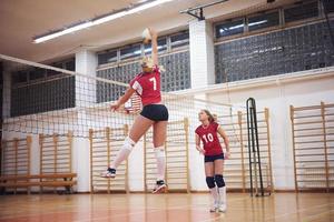 volley-ball, femme, groupe photo