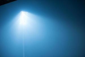 vue sur les lumières du stade photo