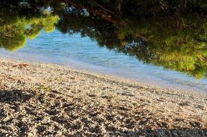 vue sur la plage tropicale photo