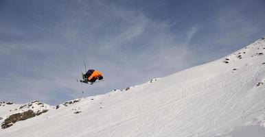 saut à ski freestyle extrême photo