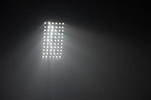 vue sur les lumières du stade photo