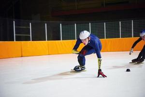 vue patinage de vitesse photo