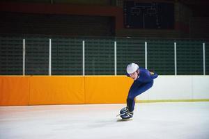 vue patinage de vitesse photo