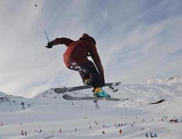 saut à ski freestyle extrême photo