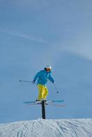 vue sur le saut à ski photo