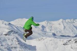 vue sur le saut à ski photo