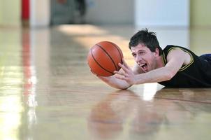 vue de joueur de basket-ball photo