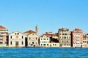 panorama de la ville de venise depuis la vue de bigwater. Italie photo