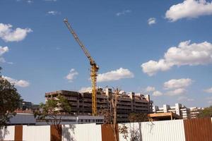 brasilia, brésil 8 septembre 2022 construction de nouveaux immeubles d'appartements dans le nord-ouest de brasilia, alias setor noroeste photo