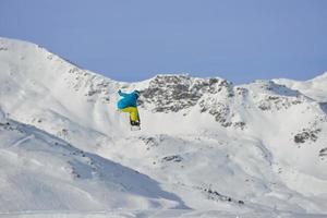 vue sur le saut à ski photo