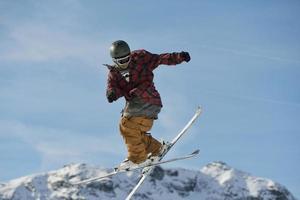 vue sur le saut à ski photo