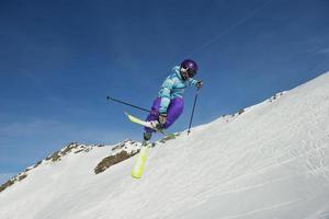 vue sur le saut à ski photo