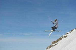 vue sur le saut à ski photo