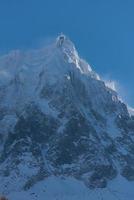 vue sur le paysage de montagne photo