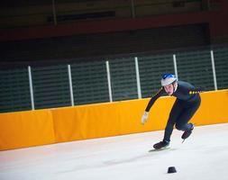 vue patinage de vitesse photo