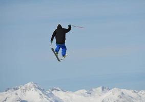 vue sur le saut à ski photo