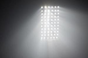 vue sur les lumières du stade photo