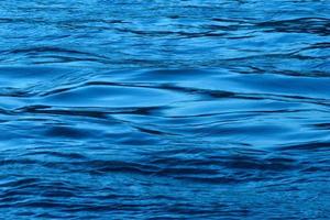 vagues bleues dans le canal en thaïlande. photo