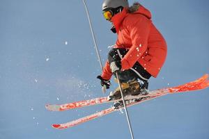 vue sur le saut à ski photo