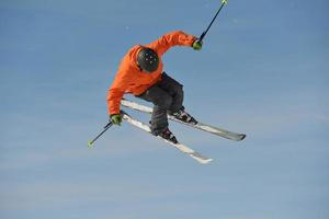 vue sur le saut à ski photo