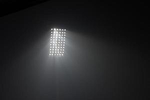 vue sur les lumières du stade photo