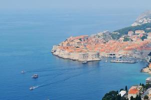 vue sur le paysage de dubrovnik photo