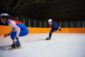 vue patinage de vitesse photo