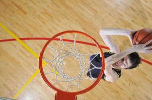 vue de joueur de basket-ball photo