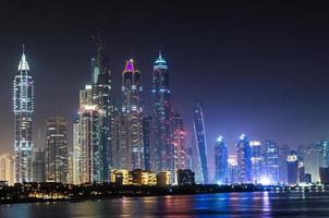 Dubai marina cityscape, eau photo