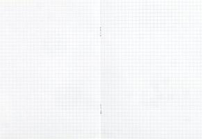 cahier quadrillé double page photo