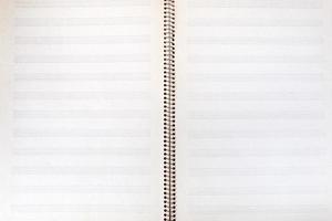 double page d'un livre de musique photo