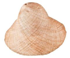 simple casquette à large bord en paille rurale photo