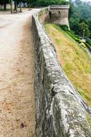 mur du jardin anglais de la ville de dinan photo