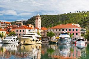 skradin est une petite ville historique de croatie photo